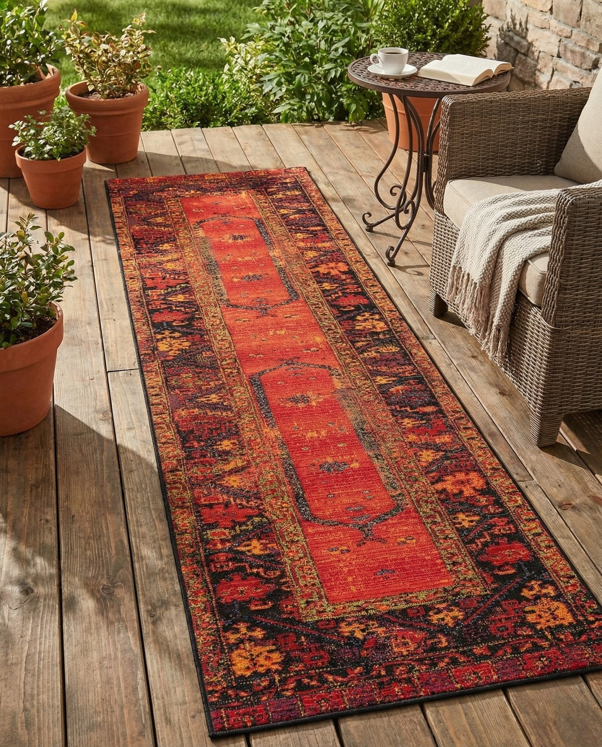 Safari Escape Rugs Collection Area Rug - Serengeti Runner Multi  lifestyle 103