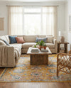 Seville Stripes Collection Area Rug -  Cordoba (Yellow) Rectangle Yellow  lifestyle 10