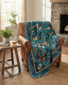 Fleece Haven Collection Area Rug -  Waco Rectangle Blue  lifestyle 3