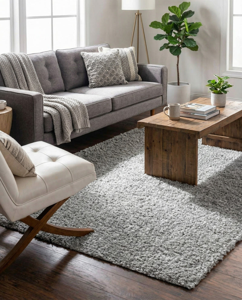 Alpine Plush Collection Area Rug -  Cortina (Sterling) Rectangle Sterling  lifestyle 7