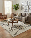 Brighton Terrace Collection Area Rug -  Aldrington Rectangle Ivory  lifestyle 16