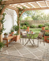 Savannah Pergola Collection Area Rug -  Eden Rectangle Khaki  lifestyle 51