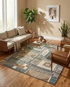 Savannah Sojourn Collection Area Rug -  Tsavo Square Multi  lifestyle 58