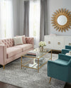 Hollywood Luxe Collection Area Rug -  Rodeo Rectangle Gray Silver  lifestyle 39