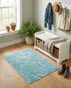 Bahama Breeze Outdoor Collection Area Rug -  Eleuthera Rectangle Navy Blue  lifestyle 45