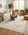 Tribal Terrace Treasures Collection Area Rug - Mayan Marina (Natural) Rectangle Natural  lifestyle 21