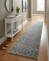 Hollywood Luxe Collection Area Rug - Sunset (Gray Silver) Runner Gray Silver  lifestyle 35