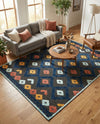 Caribbean Terrace Collection Area Rug -  Tobago Rectangle Charcoal  lifestyle 26