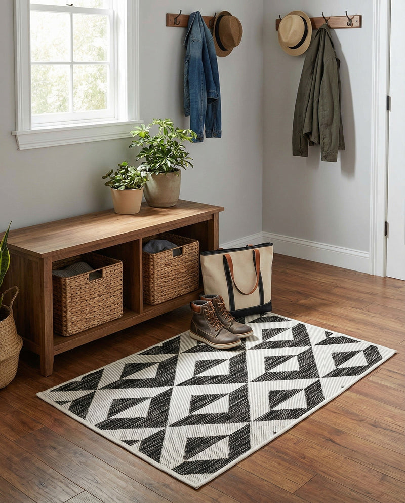 Urban Oasis Rugs Collection Area Rug -  Highrise (Charcoal Gray) Rectangle Charcoal Gray  lifestyle 6