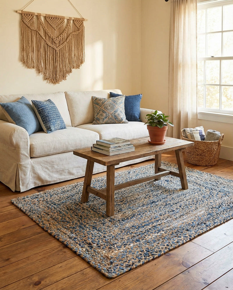 Woven Udaipur Collection Area Rug - Sahara Rectangle Natural  lifestyle 3