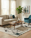 Brighton Terrace Collection Area Rug -  Aldrington Rectangle Ivory  lifestyle 19