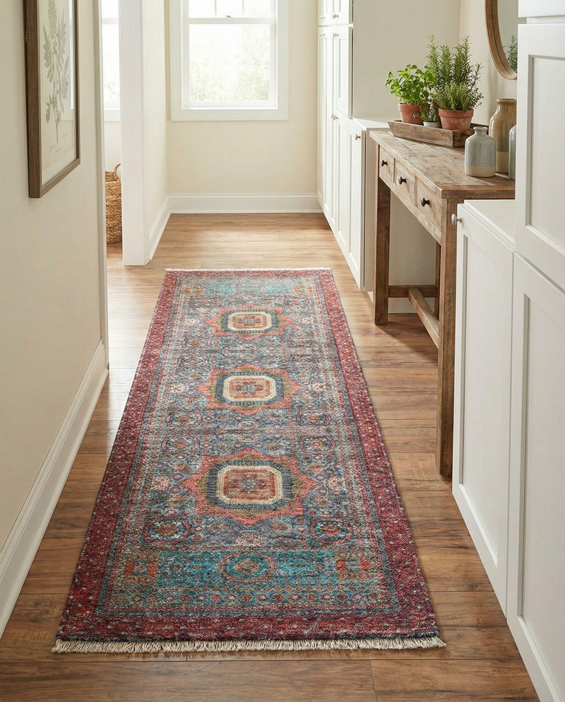Bazaar Chic Collection Area Rug -  Nador Runner Multi  lifestyle 40