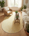 Urban Oasis Rugs Collection Area Rug -  Terrace (Yellow Ivory) Oval Yellow Ivory  lifestyle 54