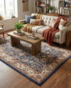 Eden Oasis Collection Area Rug -  Haven Rectangle Light Blue  lifestyle 9