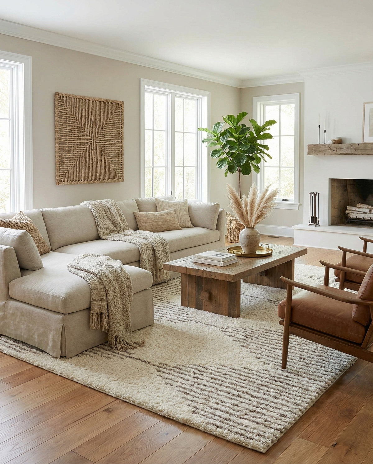 Eternal Plush Oasis Collection Area Rug -  Bliss Rectangle Pearl and Khaki  lifestyle 29