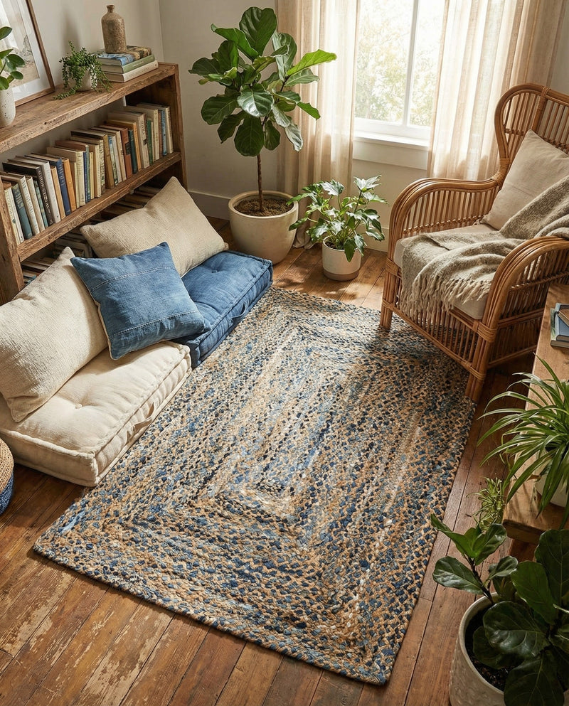 Woven Udaipur Collection Area Rug - Sahara Rectangle Natural  lifestyle 10