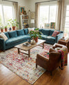 Georgetown Rugs Collection Area Rug - Dupont (Light Multi) Rectangle Light Multi  lifestyle 3