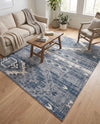 Cascade Range Collection Area Rug - Hood (Blue Gray) Square Blue Gray  lifestyle 73