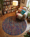 Caribbean Cove Collection Area Rug -  Mayreau Round Multi  lifestyle 23