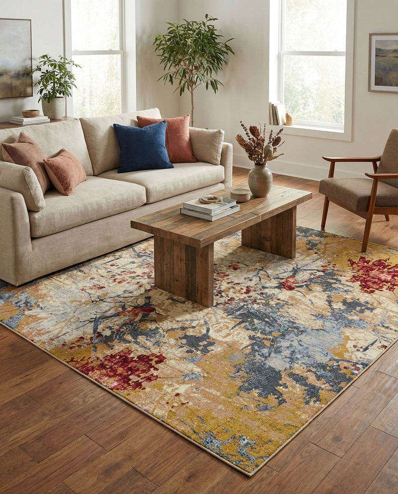Urban Terrace Collection Area Rug -  Alcove Square Multi  lifestyle 27