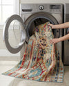 Sedona Vista Collection Area Rug -  Navajo Rectangle Blue  lifestyle 29