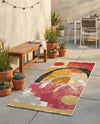 Urban Terrace Collection Area Rug -  Skyline Runner Multi  lifestyle 58
