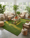 Meadow Retreat Collection Area Rug - Glen Rectangle Green  lifestyle 35