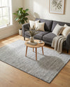 Bloomsbury Elegance Collection Area Rug -  Kensington (Gray) Rectangle Gray  lifestyle 14