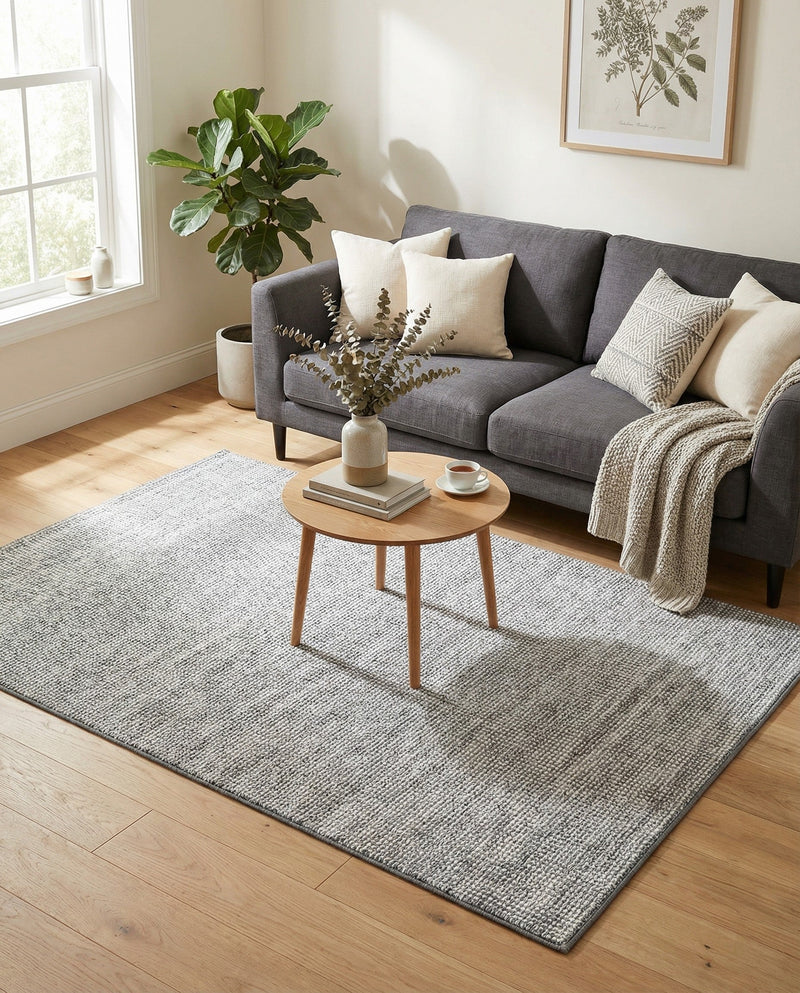 Bloomsbury Elegance Collection Area Rug -  Kensington (Gray) Rectangle Gray  lifestyle 14