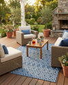 Urban Oasis Rugs Collection Area Rug -  Boulevard (Blue) Rectangle Blue  lifestyle 12