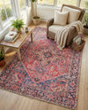 Heritage Elegance Collection Area Rug -  Alhambra Rectangle Red  lifestyle 15