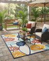 Caribbean Terrace Collection Area Rug -  Grenada Rectangle Ivory  lifestyle 25