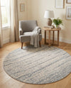 Serenity Sands Collection Area Rug -  Tranquilbay Round Cream  lifestyle 74