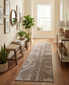 Desert Nomad Terrace Collection Area Rug - Sahara (Brown) Runner Brown  lifestyle 61
