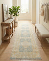 Bazaar Chic Collection Area Rug -  Kenitra Runner Blue and Ivory  lifestyle 28
