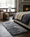Lambskin Haven Collection Area Rug - Fleeceville Runner Gray  lifestyle 41
