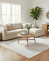 Marrakesh Lattice Collection Area Rug - Casablanca (Light Gray) Square Light Gray  lifestyle 71