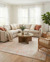 Luminara Sands Collection Area Rug - Elysium (Carnation Pink) Rectangle Carnation Pink  lifestyle 26