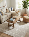 Seaside Haven Rugs Collection Area Rug - Sapphire (Gray) Square Gray  lifestyle 21