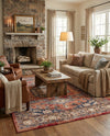 Eden Oasis Collection Area Rug -  Refuge (Terracotta) Rectangle Terracotta  lifestyle 6