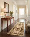Versailles Elegance Collection Area Rug -  Louveciennes (Cream) Runner Cream  lifestyle 47