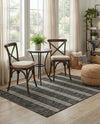 Urban Oasis Rugs Collection Area Rug -  District (Charcoal) Rectangle Charcoal  lifestyle 26