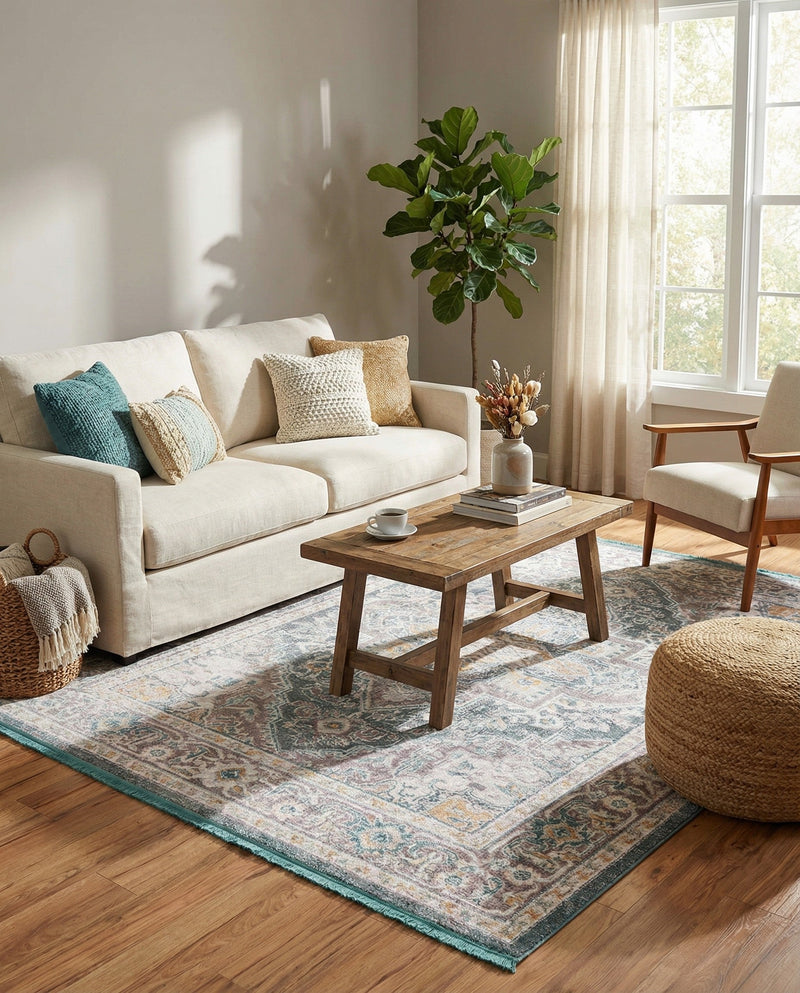 Caribbean Breeze Collection Area Rug -  Andros Rectangle Gray  lifestyle 32