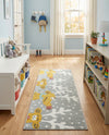 Wonder Tykes Collection Area Rug -  Mystic Runner Gray  lifestyle 50