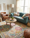 Caribbean Breeze Collection Area Rug -  Grenada Square Multi  lifestyle 51