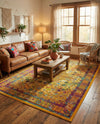 Caribbean Cove Collection Area Rug -  Mustique Rectangle Multi  lifestyle 19