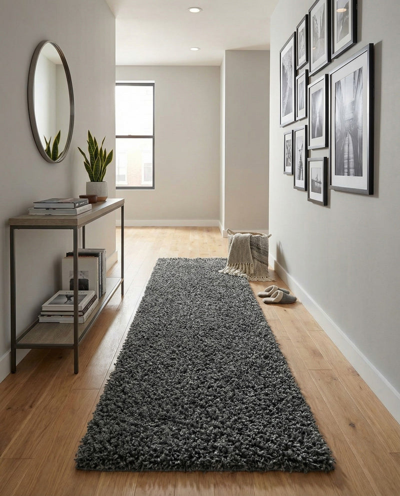 Alpine Plush Collection Area Rug -  Cortina (Peppercorn) Runner Peppercorn  lifestyle 23