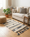 Sonoran Collection Area Rug - Montezuma Rectangle Charcoal  lifestyle 64