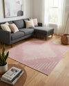 Urban Terrace Collection Area Rug -  Chelsea (Pink) Square Pink  lifestyle 60