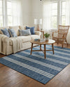 Urban Oasis Rugs Collection Area Rug -  District (Blue) Rectangle Blue  lifestyle 15